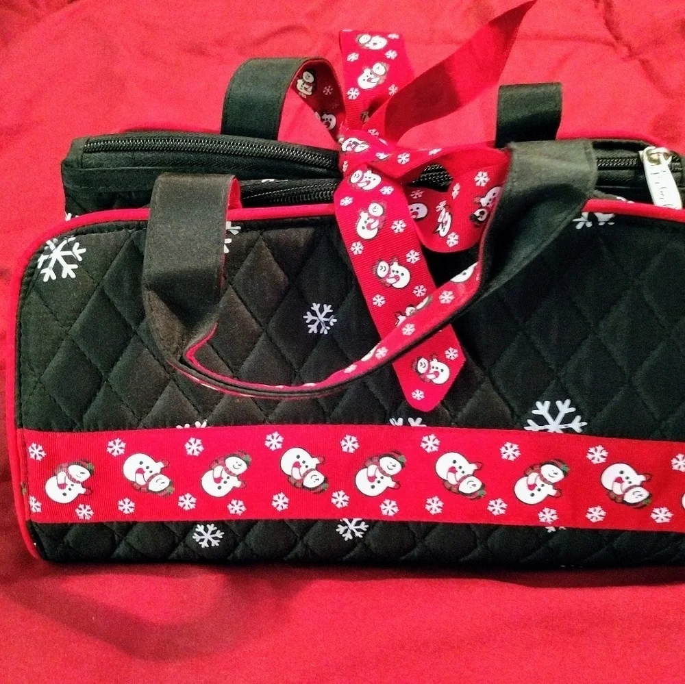 New Make-Up Bag Snowman Style!